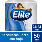 Servilletas Elite Cóctel 50 un.