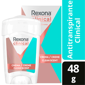 Desodorante Crema Rexona Clean Scent 48 g