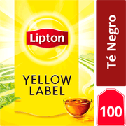 Té Negro Lipton Yellow Label 100 Bolsitas