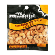 Castañas de Cajú Millantú Saladas 80 g