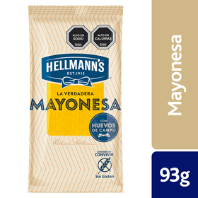Mayonesa Hellmann's Sachet 93 g
