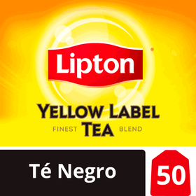 Té Negro Lipton Yellow Label 50 Bolsitas