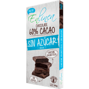 Chocolate Amargo En linea Sin Azúcar Añadida 60% Cacao 50 g