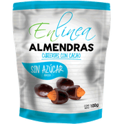 Almendras Bañadas Con Cacao En Línea Sin Azúcar Añadida 100 g