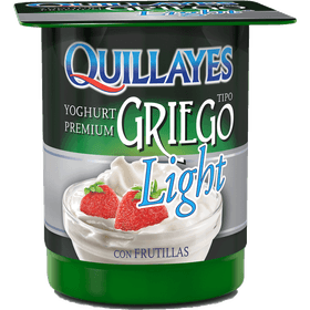 Yogurt Griego Quillayes Light Frutilla 110 g