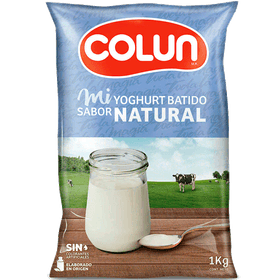 Yogurt Batido Colun Natural 1 kg