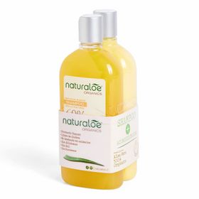 Shampoo Naturaloe Reflejos Rubio 350 ml + Acondicionador 350 ml