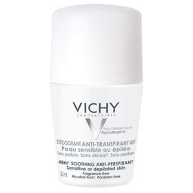 Desodorante Roll On Vichy Antitranspirante Piel Sensible 50 ml