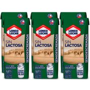 Pack 6 un. Leche Loncoleche Semidescremada Sin Lactosa 200 ml