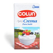 Crema de Leche Colun Sin Tapa 1 L