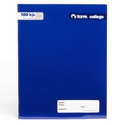 Cuaderno college liso vertical 100 hojas