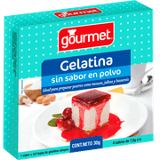 Gelatina Sin Sabor Caja En Polvo 30 g