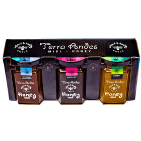 Pack de miel Terra Andes 3 unid. 240 g c/u