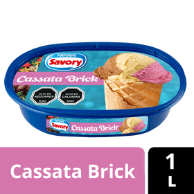Helado Savory Brick Trisabor Cassata 1 L