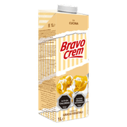 Crema Vegetal Bravo Sin Azúcar para Cocinar 1 L