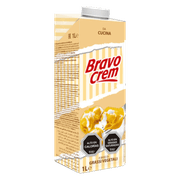 Crema Vegetal Bravo Sin Azúcar Para Cocinar 1 L