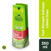 Shampoo Anticaspa Fructis Graso 350 ml 2 un.