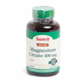 Magnesio Citrato 400 mg - 60 Tabletas