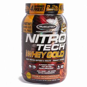Nitro Tech 100% Whey Gold Chocolate 2.2 Lb