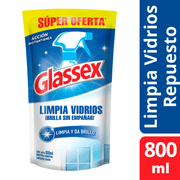 Limpiavidrios Glassex Recarga 800 ml