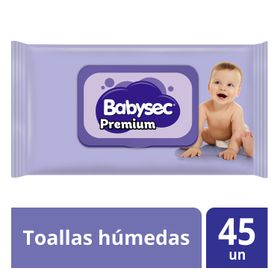 Toallas Húmedas Babysec Premium 45 un.