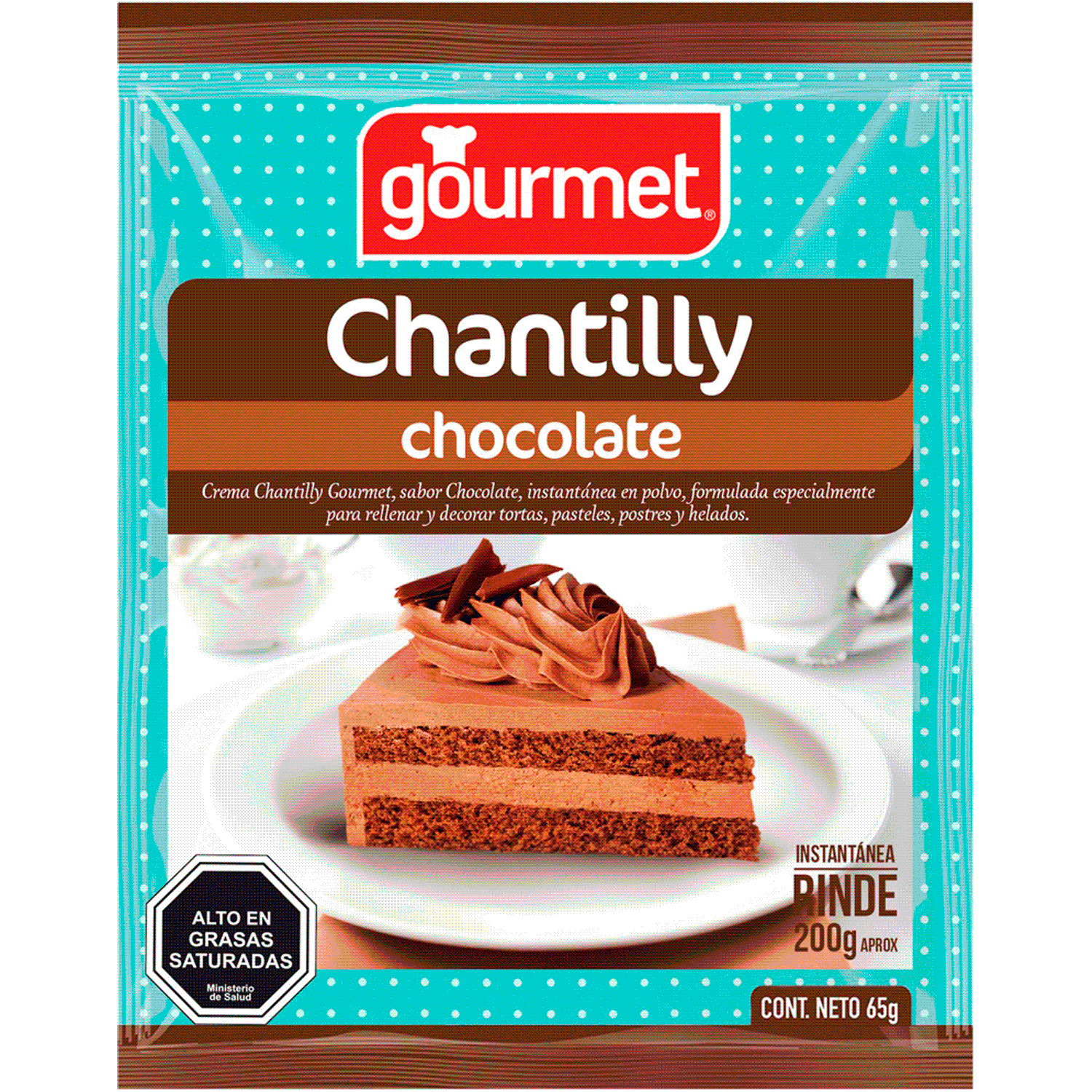 Crema Chantilly Chocolate Reposteria 65 G Jumbo Cl