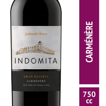 Vino Carménère Viña Indomita Gran Reserva 750 cc