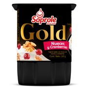 Yogurt Soprole Gold Nuez Cranberry 165 g