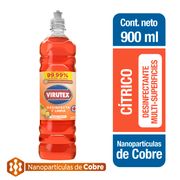 Limpiador Líquido Desinfectante Virutex Cítrico 900 ml