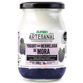 Yogurt Artesanal Jumbo Mermelada de Mora 200 g