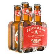 Pack 4 un. Bebida Fentimans Ginger Beer 200 cc