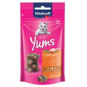 Snack Gato Vitakraft Yums Pollo Hierba Gatera 40 g