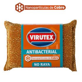 Esponja Virutex Antibacterial Cobre 1 un.