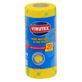 Paño Virutex Multiuso Rollo 20 un.