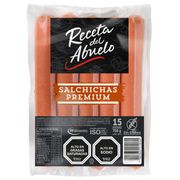 Salchichas Receta del Abuelo Premium 750 g 15 un.