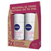 Desodorante Roll On Nivea Aclarante Natural 50 ml 2 un.