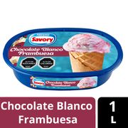 Helado Savory Chocolate Blanco Frambuesa 1 L