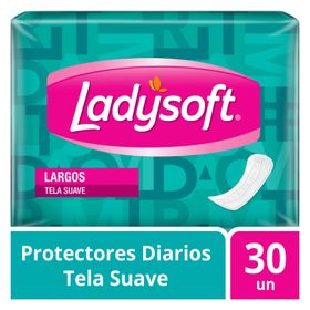 Protectores Diarios Ladysoft Tela Suave 30 un.