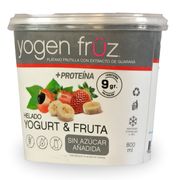 Helado Yogen Früz Protein+ Plátano Frutilla 800 ml