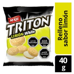 Galletas Triton Mini Limón white 40g