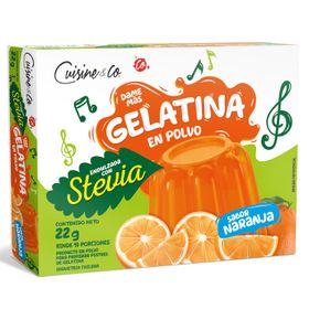 Gelatina Stevia Naranja 22 g