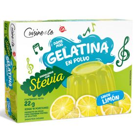 Gelatina Stevia Limón 22 g