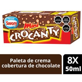 Helado Crocanty Mini Multipack 50 ml 8 un.