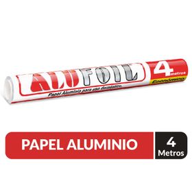 Papel Aluminio Alufoil en Rollo Extra Fuerte 4 m
