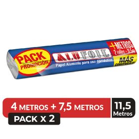 Papel Aluminio Alufoil Pack 11.5 m