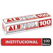 Papel Aluminio Alufoil en Rollo 100 m