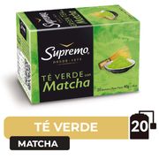 Té Supremo Verde Matcha 20 Bolsitas