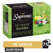 Té Verde Supremo Surtido 75 Bolsitas