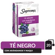 Té Negro Supremo Arándano Maqui 20 un.