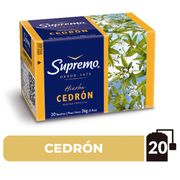 Hierbita Cedrón Supremo Caja 26 g 20 Bolsitas